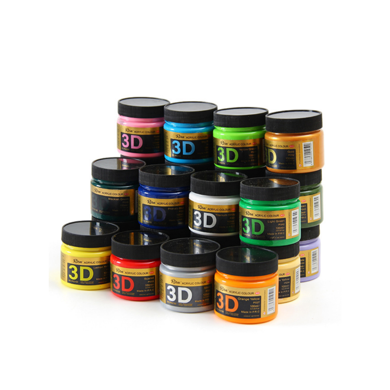 Heavy Equipment Painting - 3D Dimensional Acrylic Paint Set –