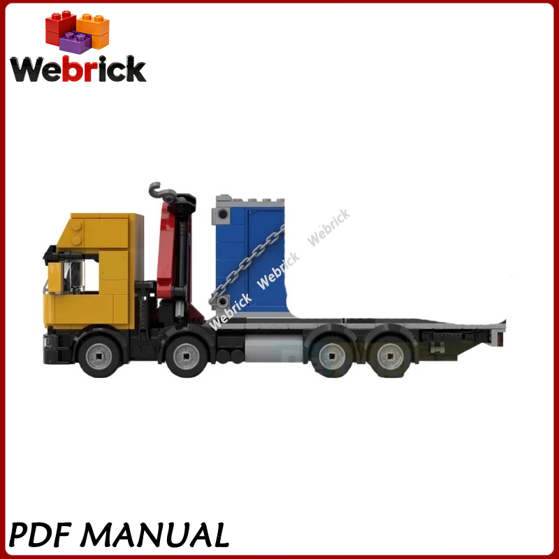 Heavy Equipment Engineering - 8x4 Heavy Duty Crane Truck MOC