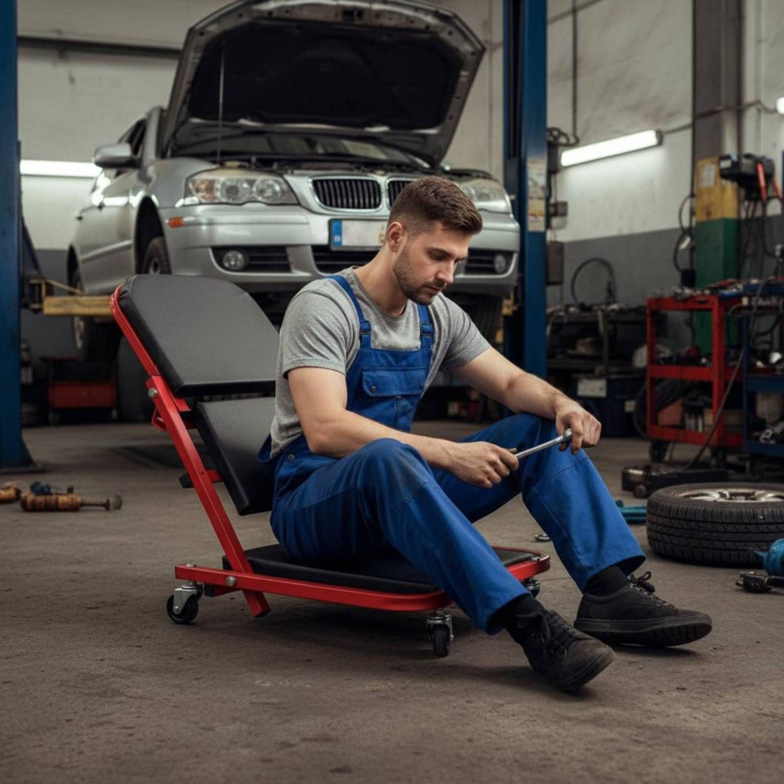 Folding Creeper Seat Foldable  - огляд і ціна Heavy Equipment Repair