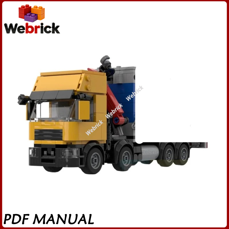 8x4 Heavy Duty Crane Truck MOC - огляд і ціна Heavy Equipment Engineering
